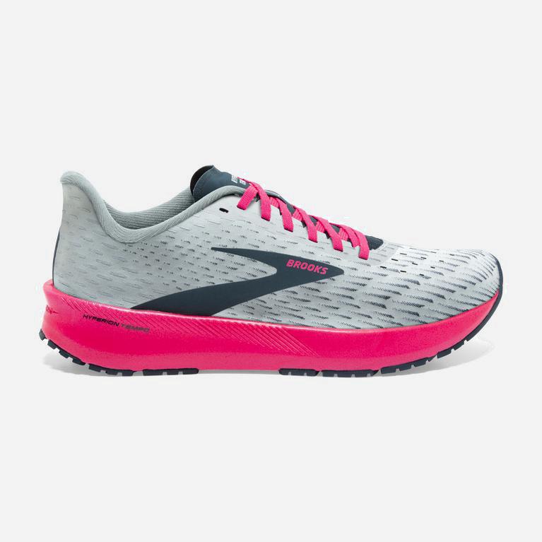 Brooks Hyperion Tempo NZ - Women's Road Running Shoes - Ice Flow/Navy/Pink/grey (34091-BWMY)